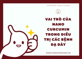 Vai trò của Nano Curcumin trong việc hỗ trợ điều trị các bệnh dạ dày?